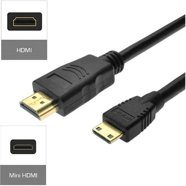 Imagem de Cabo Hdmi X Mini-Hdmi 2.0 4K Ultra Hdr Filtro Anti Ruído