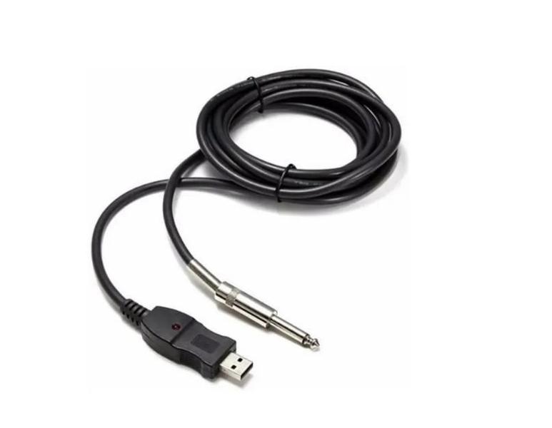 Imagem de Cabo Interface Guitarra Usb X P10 Mono Plug & Play 3,0 Mts