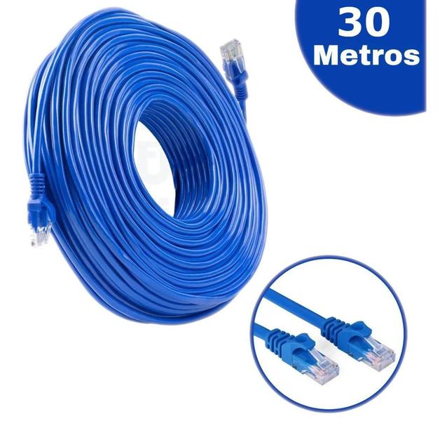 Imagem de Cabo Internet Cat 5e Até 1000mb/s Melhor Que 5g 30 Metros - It-Blue