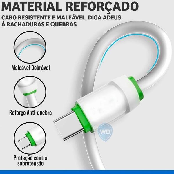 Imagem de Cabo Kaidi Usb Reforçado Turbo 5 5s 6 6splus 7 X