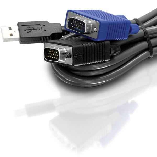 Imagem de Cabo KVM USB/VGA - 3mts - TKCU10