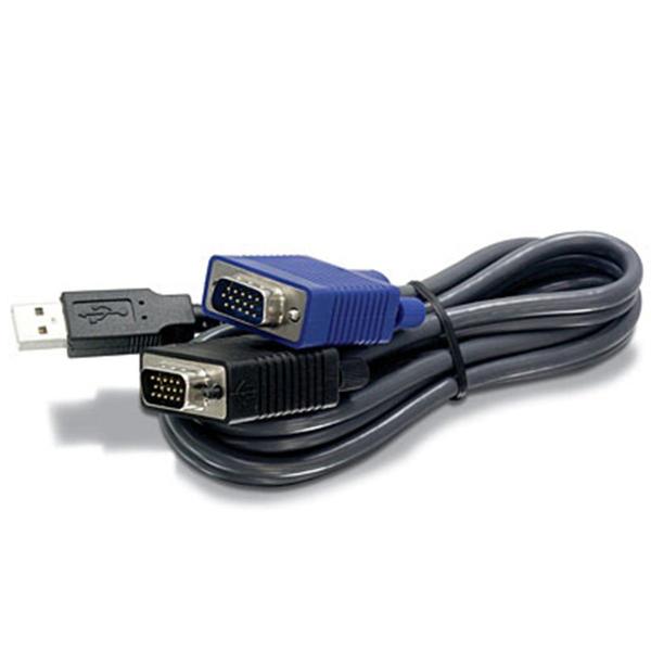 Imagem de Cabo KVM USB/VGA TrendNet TK-CU06 - 4,5 metros