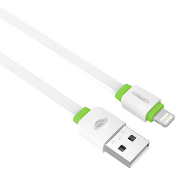 Imagem de CABO LIGHTNING 2.0 AM 8 PINOS x USB 1m BRANCO CB-110WH C3TECH