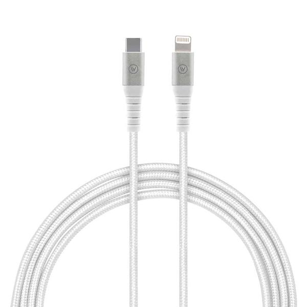 Imagem de Cabo Lightning MFi para USB-C - Hard Cable - Branco - iWill