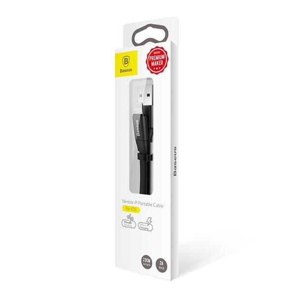 Cabo Lightning Portátil Baseus Nimble 23CM Imagem de Cabo Lightning Portátil Baseus Nimble 23CM