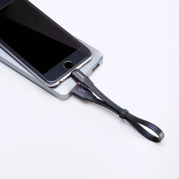 Cabo Lightning Portátil Baseus Nimble 23CM Imagem de Cabo Lightning Portátil Baseus Nimble 23CM