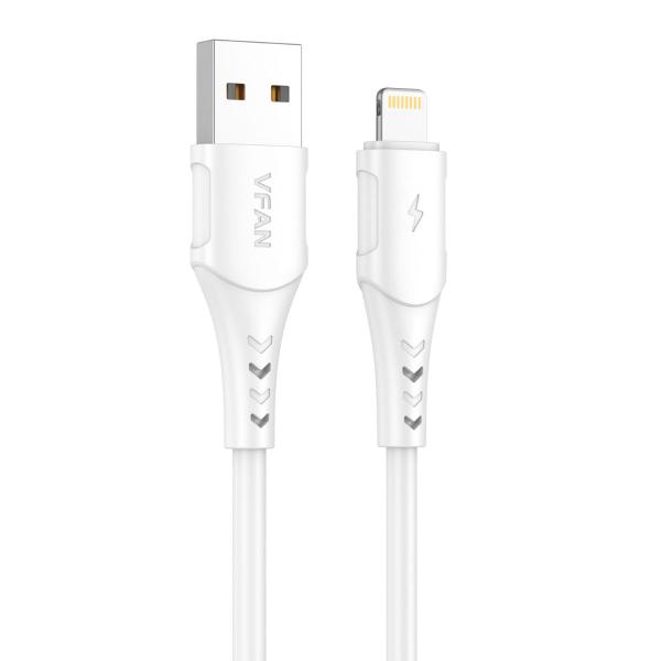 Imagem de Cabo Lightning Vfan Colorful X12LT 1 Metro Branco