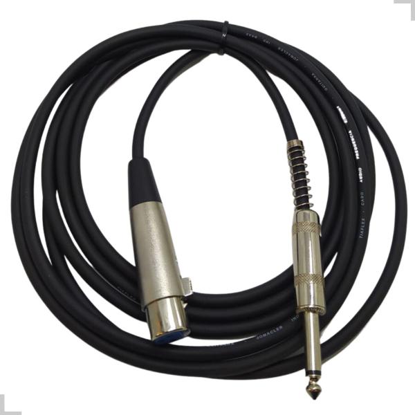 Imagem de Cabo Liso De Microfone P10/XLR 5Mts MWB