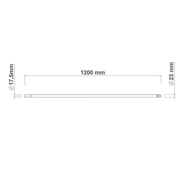 Imagem de Cabo Madeira para Vassoura Folhas Ancinho (120cm) TRAMONTINA