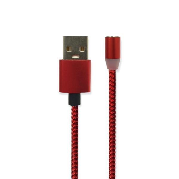 Imagem de Cabo Magnético Turbo 3 em 1 Micro Usb Tipo C e Ios Com Led Universal Kit 50 Unidades