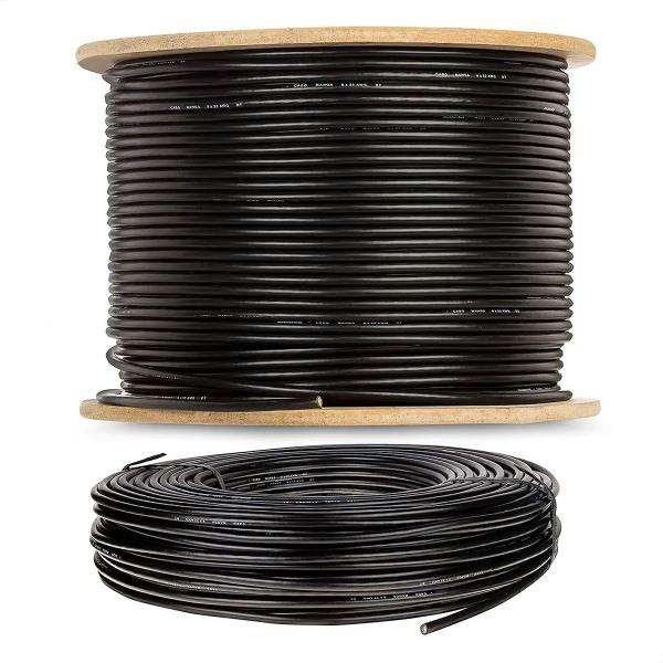 Imagem de Cabo Manga 12x22 AWG - com Blindagem Preto - 50 Metros