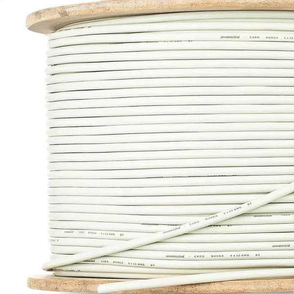 Cabo Manga 25 Metros 4 Vias 22 AWG (4x22AWG) para Automação Comercial e Iluminação de Piscinas LED RGB - Sol e Água Piscinas e Acessórios Imagem de Cabo Manga 25 Metros 4 Vias 22 AWG (4x22AWG) para Automação Comercial e Iluminação de Piscinas LED RGB