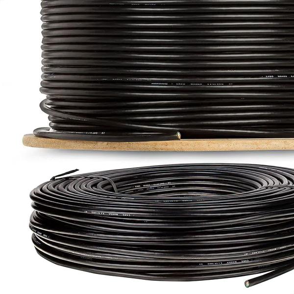 Cabo Manga 5x26 AWG - com Blindagem Preto - 10 Metros - Tiaflex Imagem de Cabo Manga 5x26 AWG - com Blindagem Preto - 10 Metros