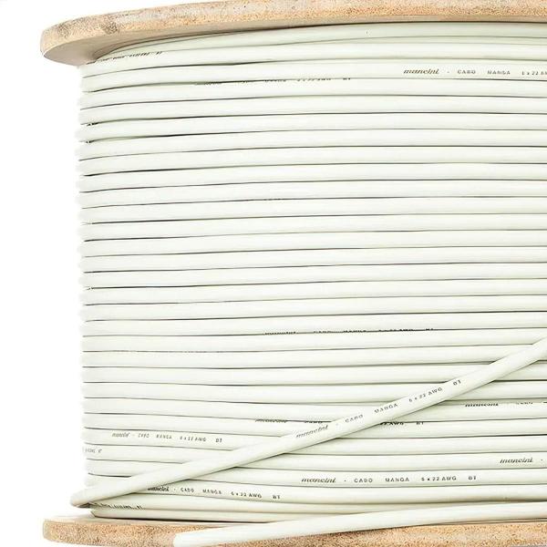 Cabo Manga 5X26 Awg - Com Blindagem Preto - 2 Metros - Tiaflex Imagem de Cabo Manga 5X26 Awg - Com Blindagem Preto - 2 Metros