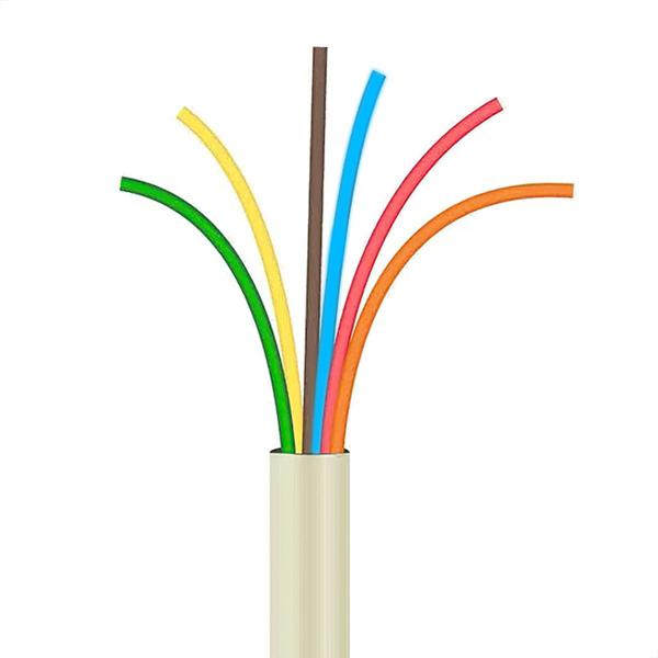Cabo Manga 6X22 AWG - sem Blindagem Bege - 50 Metros - CIRILO CABOS Imagem de Cabo Manga 6X22 AWG - sem Blindagem Bege - 50 Metros
