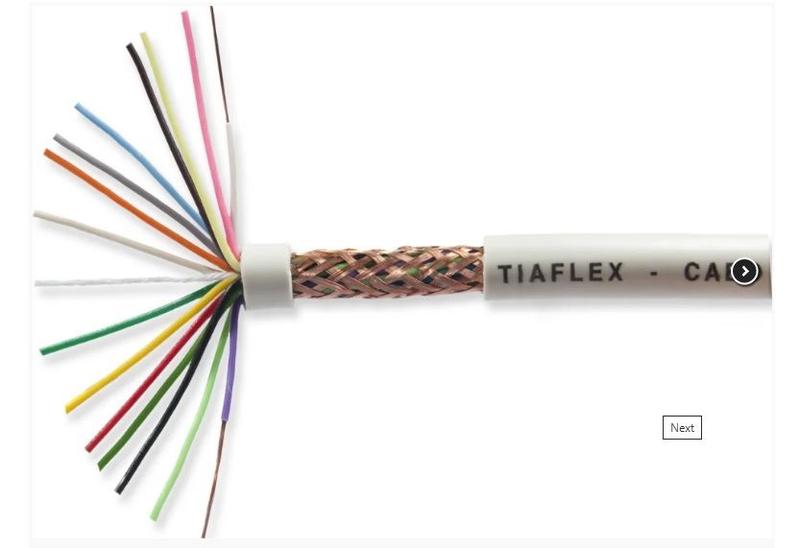 Imagem de Cabo Manga Blindado 22 AWG Tiaflex - 35 metros (Selecione o número de Vias)