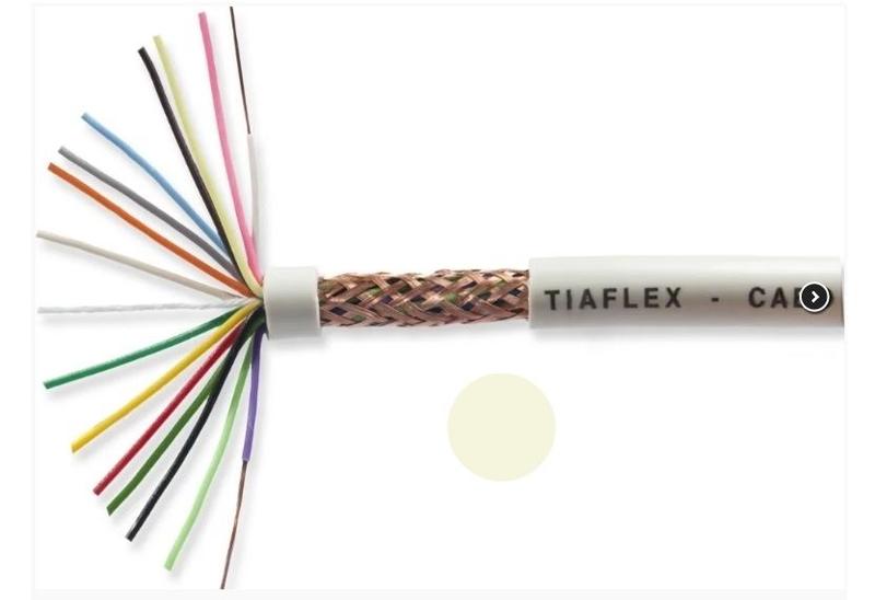 Cabo Manga Blindado 26 AWG Tiaflex - 6 metros (Selecione o número de Vias) Imagem de Cabo Manga Blindado 26 AWG Tiaflex - 6 metros (Selecione o número de Vias)