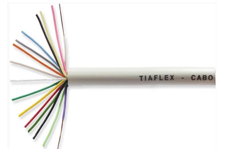 Cabo Manga sem Blindagem 26 AWG Tiaflex - 40 metros (Selecione o número de Vias) Imagem de Cabo Manga sem Blindagem 26 AWG Tiaflex - 40 metros (Selecione o número de Vias)