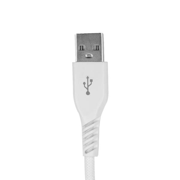 Imagem de Cabo MFI de USB Compatível Com Lightning (1m) Stronge Nylon iWill Branco