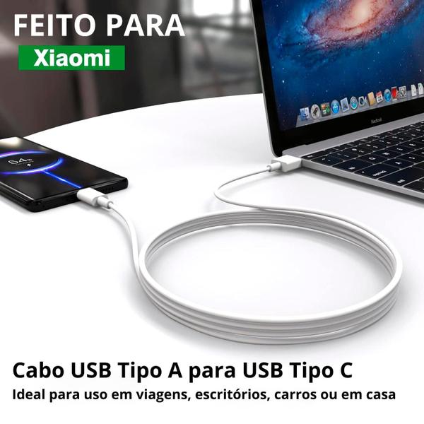 Imagem de Cabo Mi 1m Tipo-C 6a Mi Turbo 33w/67w/120w 