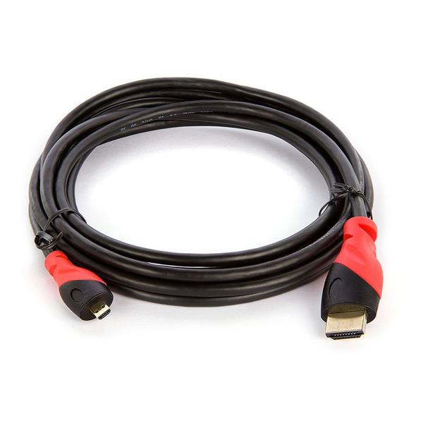 Imagem de Cabo Micro HDMI para HDMI 2.0, Ultra HD, 4K, 3D - 1 Metro