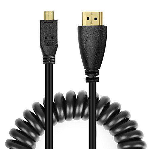 Imagem de Cabo Micro HDMI para HDMI 4K UCEC 11.81"/30cm para Atomos Ninja Star - Gravador Camcorder