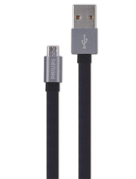 Imagem de Cabo Micro Usb 1.2m Philips Série Premium Alumínio Dlc2518f