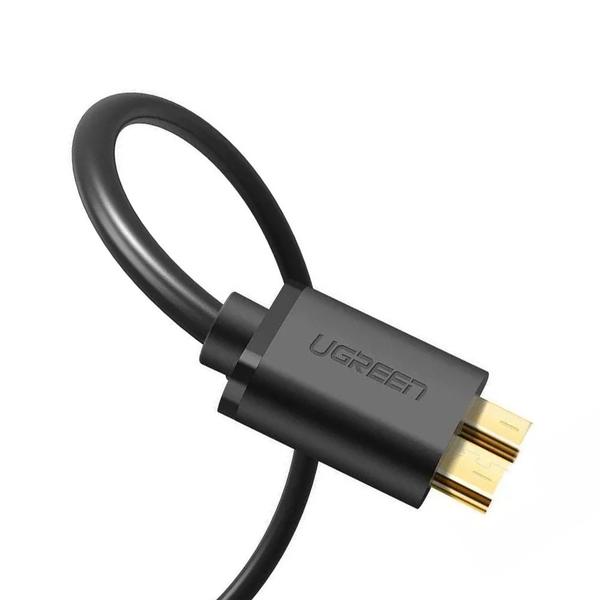 Imagem de Cabo Micro Usb B Macho Ugreen para Usb 3.0 Preto 1 Metro