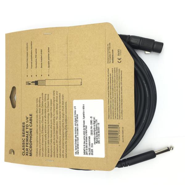 Imagem de Cabo Microfone Xlr/P10 Planet Waves  7,62 metros PW-CGMIC-25