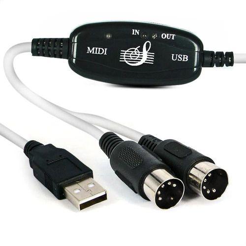 Imagem de Cabo Midi Para Usb, Instrumentos Musicais Para Usb 2.0