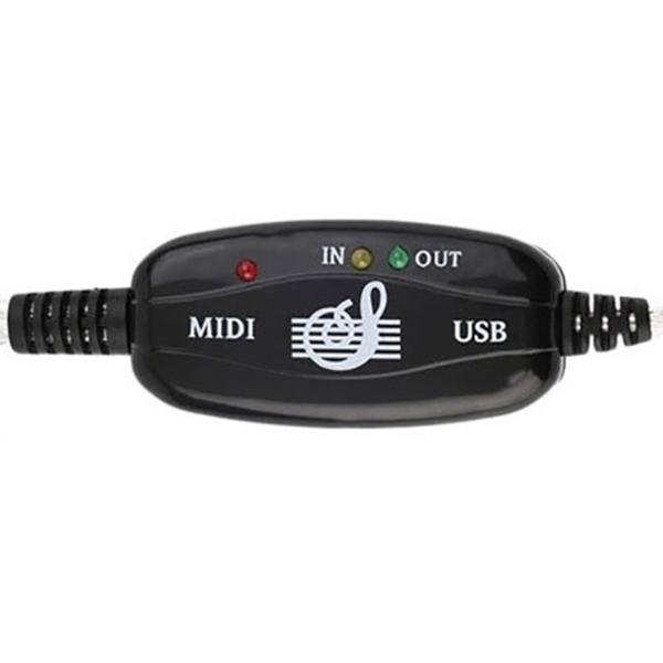 Imagem de Cabo MIDI-USB suporte adaptador de teclado para PC