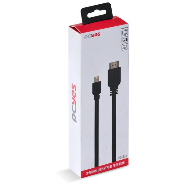 Imagem de Cabo Mini Displayport Macho Para Hdmi 2.0 Macho 2 Metros