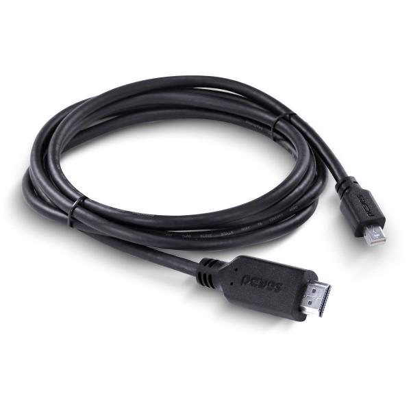 Imagem de Cabo Mini Displayport Macho Para Hdmi 2.0 Macho 2 Metros - Pmdph-2