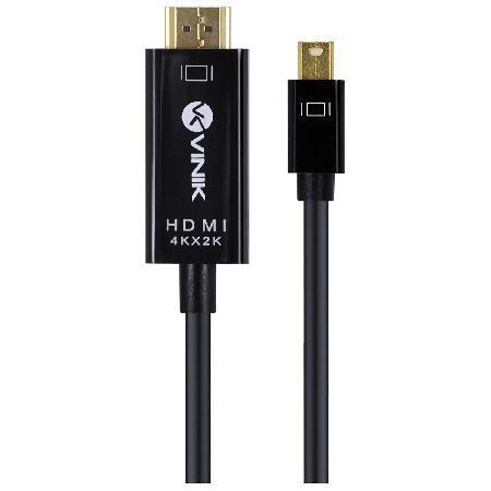 Imagem de Cabo Mini Displayport Para Hdmi 2.0 4k Ultra Hd 2 Metros - H20mdp-2