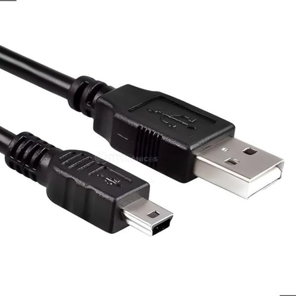 Imagem de Cabo Mini USB V3 Carregamento e Transferência de Dados em Câmeras, MP3, MP4, PSP, GPS e PS3 LEY218