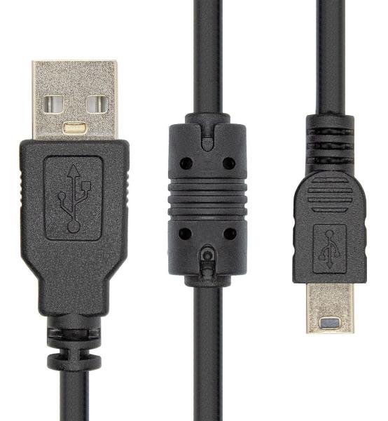 Imagem de Cabo Mini Usb V3 Com Fio Para Carrega Controle Ps3 De 1.8m