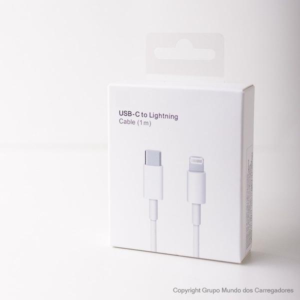 Cabo Original USBC 1 Metro Turbo Lightning Branco Compativel Iphone-11-12-13-14/ipad - Foxcom Imagem de Cabo Original USBC 1 Metro Turbo Lightning Branco Compativel Iphone-11-12-13-14/ipad
