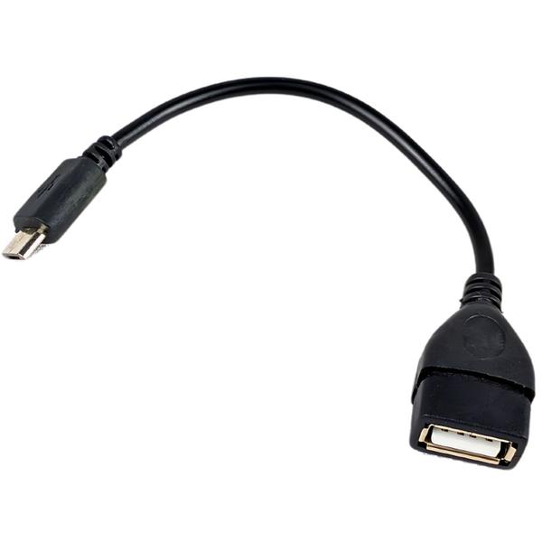 Imagem de Cabo Otg Micro Usb Para Conectar Gadgets Pendrive Teclado Mouse Controle no Seu Celular e Tablet