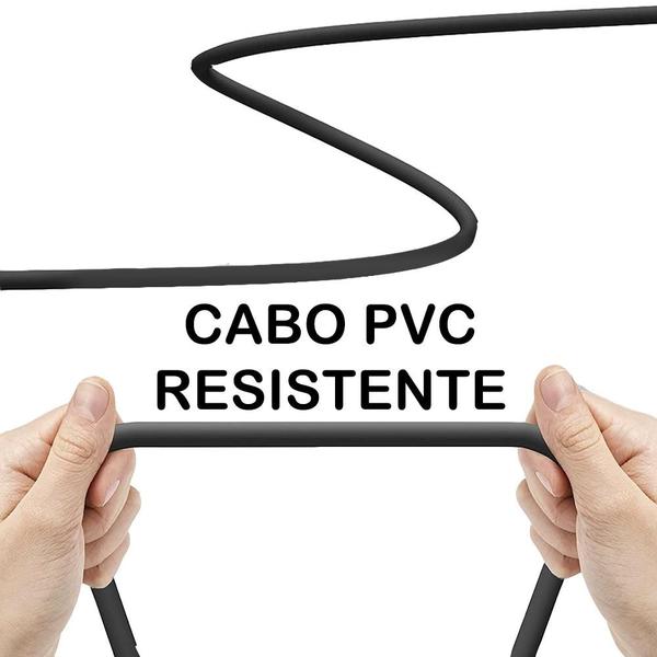 Imagem de Cabo P2 P10 Stereo Auxiliar Profissional Som Fone 1,8 Metros