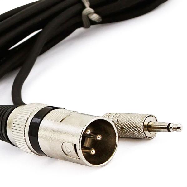 Imagem de Cabo P2 para XLR Macho Mono - 25 Metros