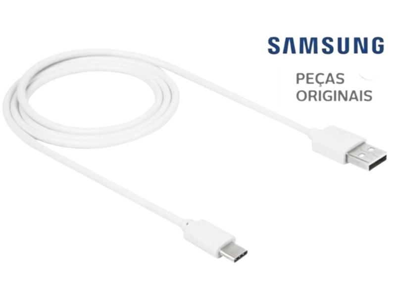 Cabo Padrão USB-C Samsung Original Type-C Galaxy S10 Plus Modelo SM-N975 Imagem de Cabo Padrão USB-C Samsung Original Type-C Galaxy S10 Plus Modelo SM-N975