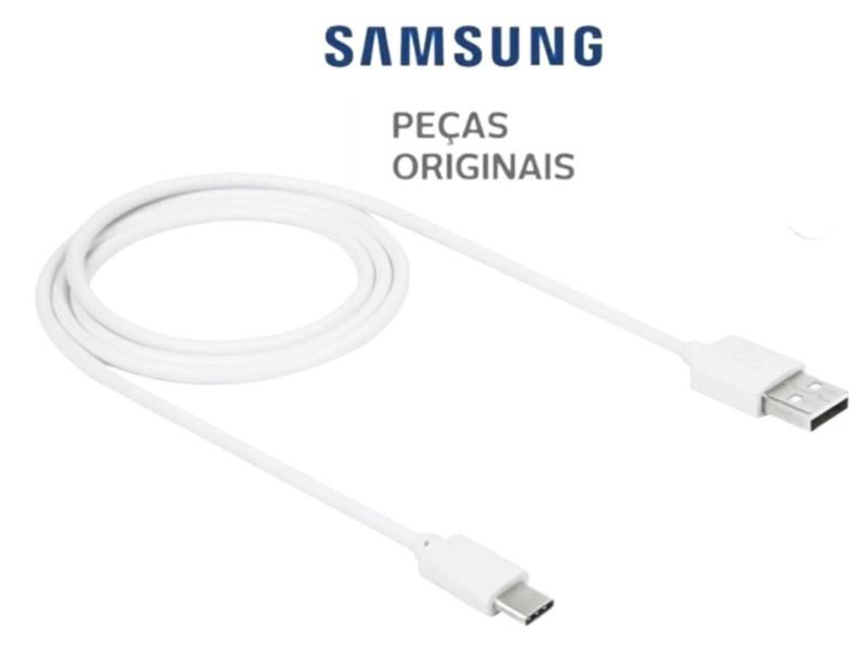 Cabo Padrão USB-C Samsung Original Type-C Galaxy S10 Plus Modelo SM-N975 Imagem de Cabo Padrão USB-C Samsung Original Type-C Galaxy S10 Plus Modelo SM-N975