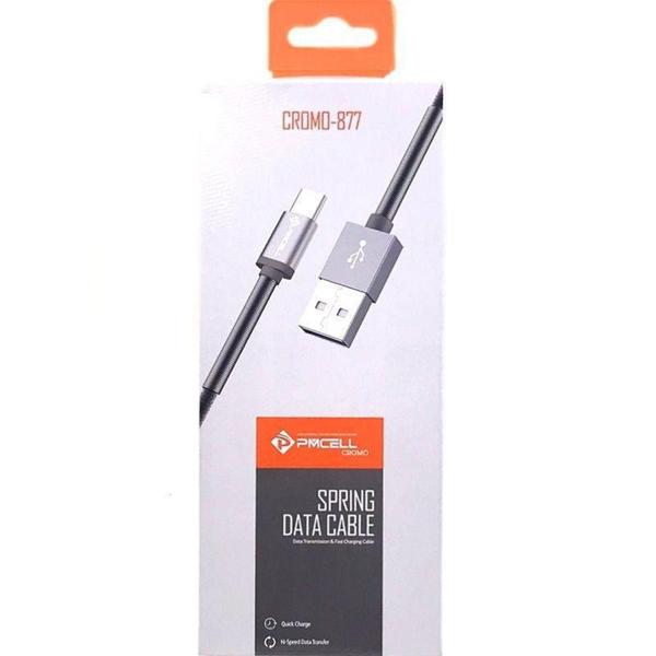 Imagem de Cabo Para Android Micro USB Cromo 887 PMCELL 1 Metros