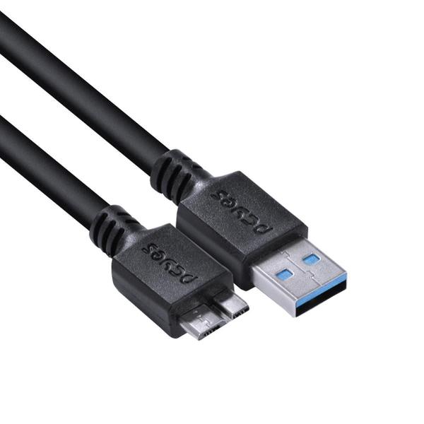 Imagem de Cabo Para Hd Externo Usb A 3.0 Macho Para Micro Usb B 3.0 (