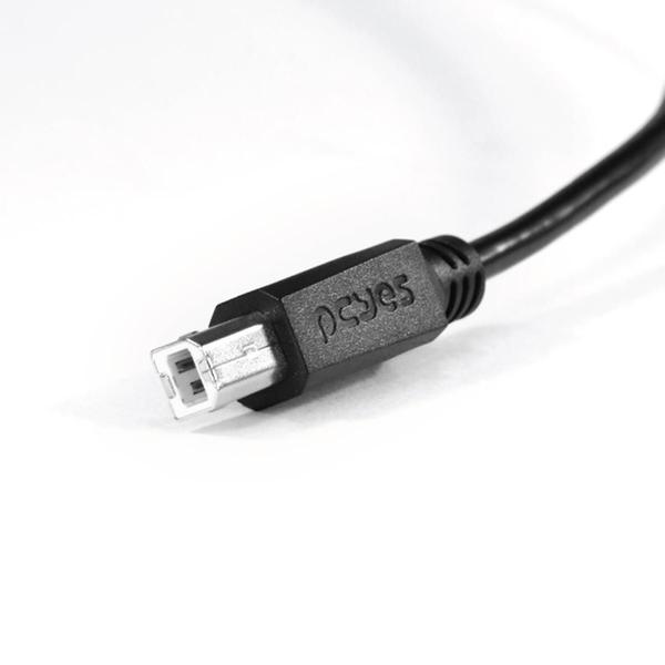 Imagem de Cabo Para Impressora Usb A 2.0 Macho 28awg Puro Cobre 2M