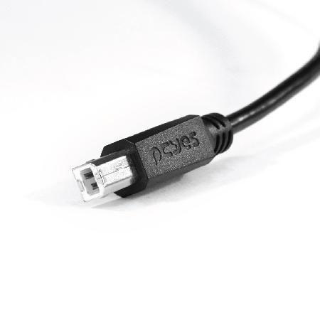 Cabo Para Impressora Usb A 2.0 Macho Para Usb B 2.0 Macho 28awg Puro Cobre 3 Metros - Puabm2-3 - PCYES Imagem de Cabo Para Impressora Usb A 2.0 Macho Para Usb B 2.0 Macho 28awg Puro Cobre 3 Metros - Puabm2-3