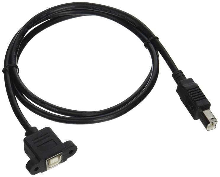 Imagem de Cabo para impressora USB B Macho para USB B Fêmea 2.0 50cm