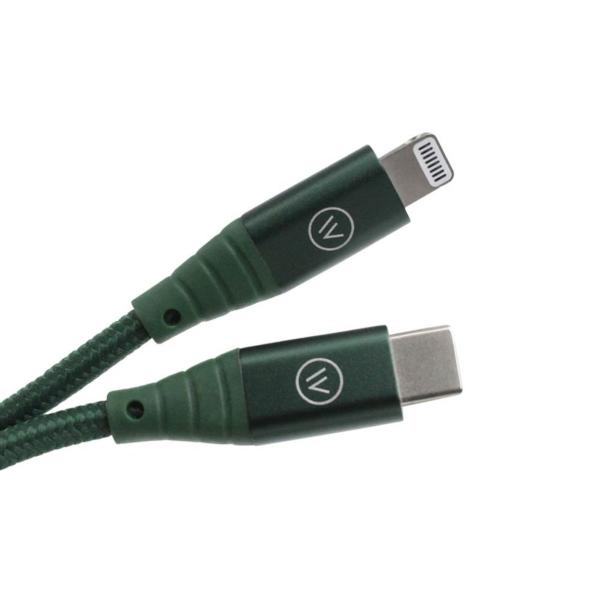 Imagem de Cabo Para Iphone Hard Usb-c Mfi Verde Iwill