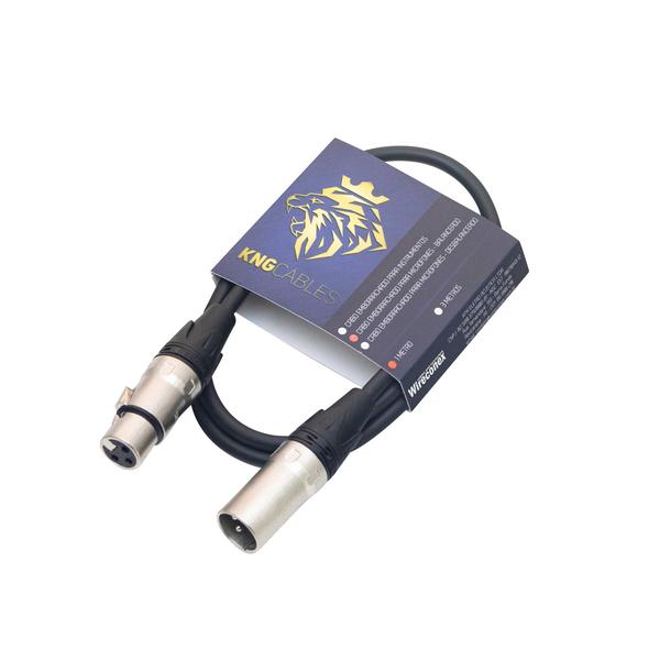 Imagem de Cabo Para Microfone Balanceado Xlr Xlr 01 Metro King Wireconex