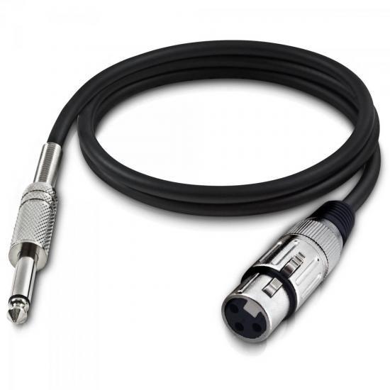 Imagem de Cabo para Microfone Hayonik Player XLR(F) X P10 7m Preto F002